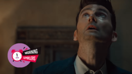 Doctor Who 60th Anniversary New Picture—David Tennant In Action