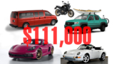 Here’s $111,000. Buy whichever (and how many) cars you want