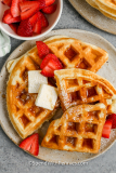 Homemade Belgian Waffles – Spend With Pennies